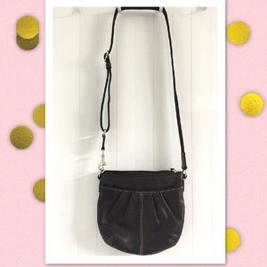 Coach leather pleated swingpack #42833