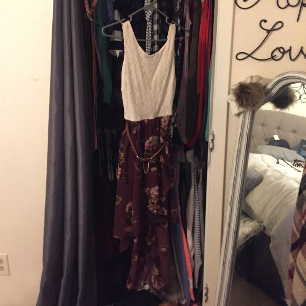 Jodi Kristopher size 7 high low dress