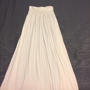 Strapless maxi dress
