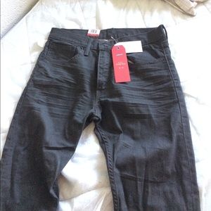 Men's Levi's 512 slim taper dark brown jeans