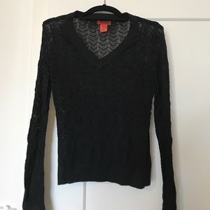 Missoni for Target black sweater, M