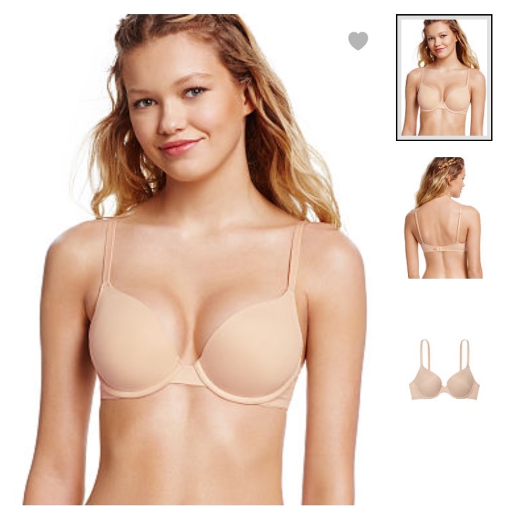 Nude push-up bra