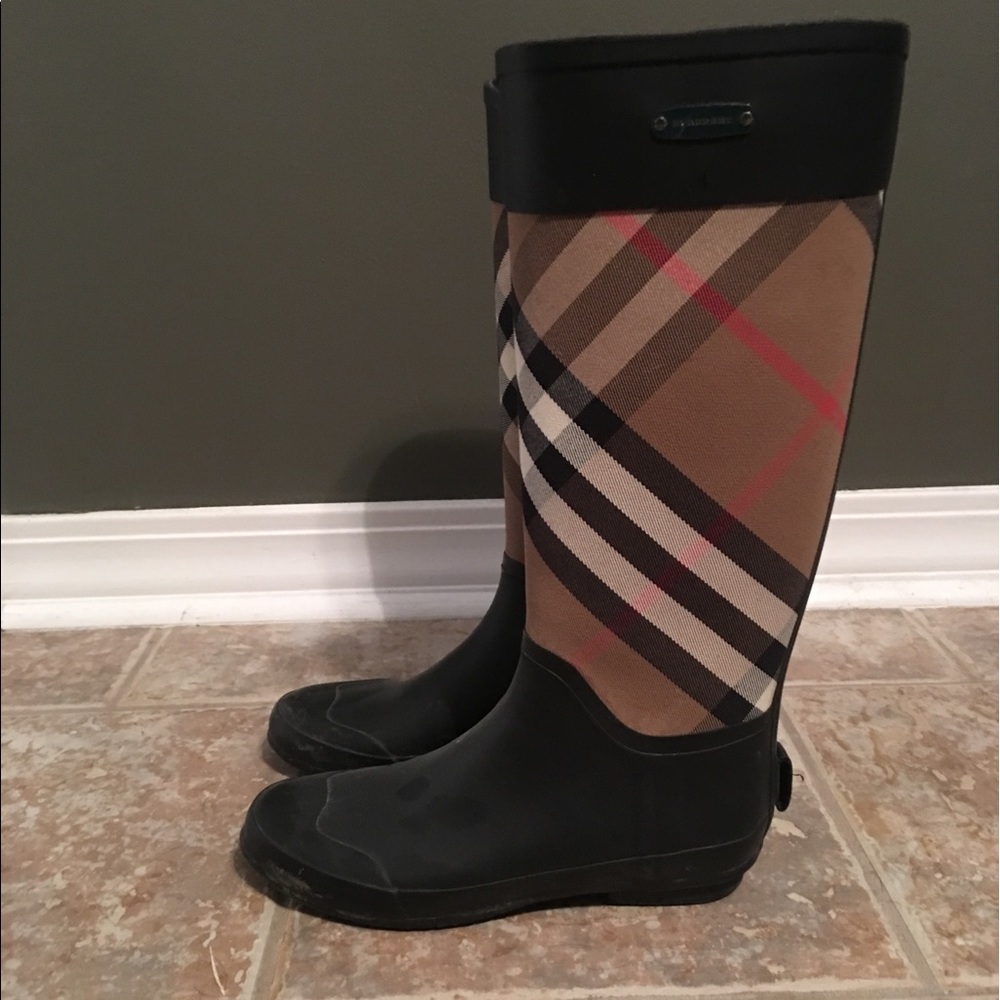 Authentic Burberry Rain Boots