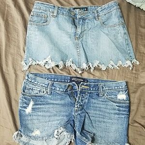 2 Jean shorts