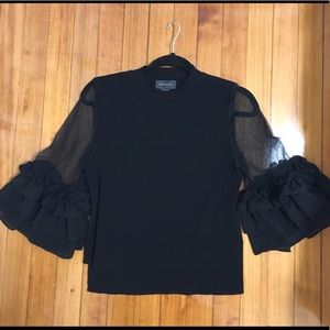 Ruffle Sleeve Top