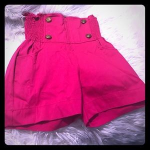 High waist shorts
