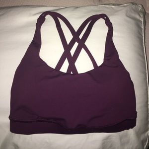 Purple Lululemon Energy Bra