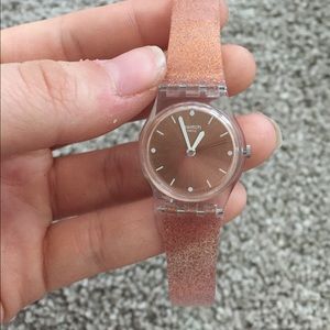 Rose gold swatch