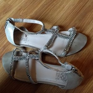 Silver sandals