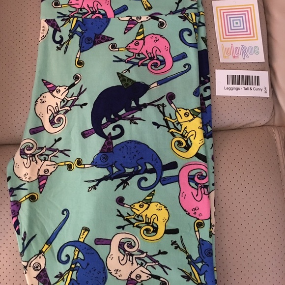 LuLaRoe Pants - LuLaRoe Limited Edition 4th Birthday TC Leggings