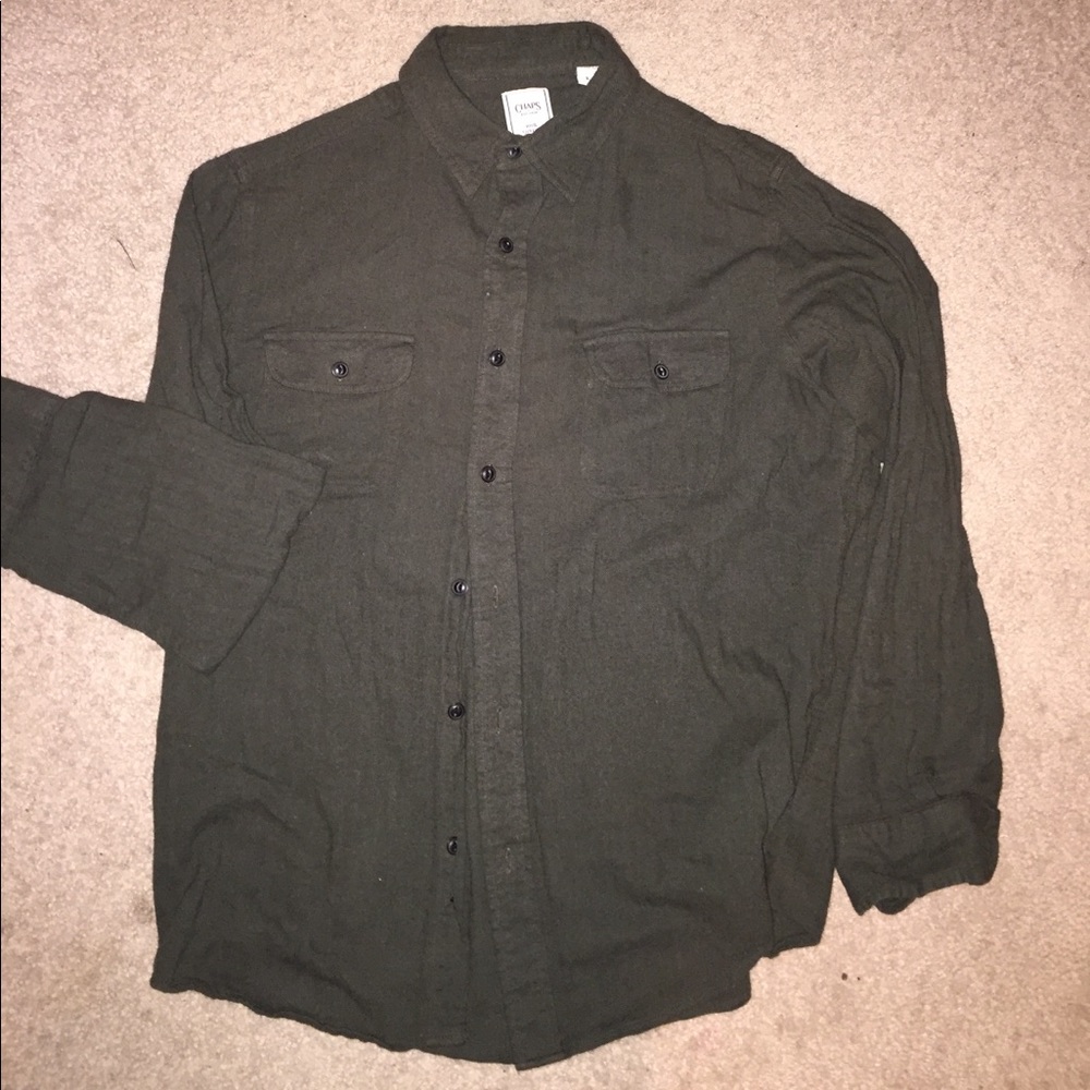 Chaos herringbone long sleeved shirt