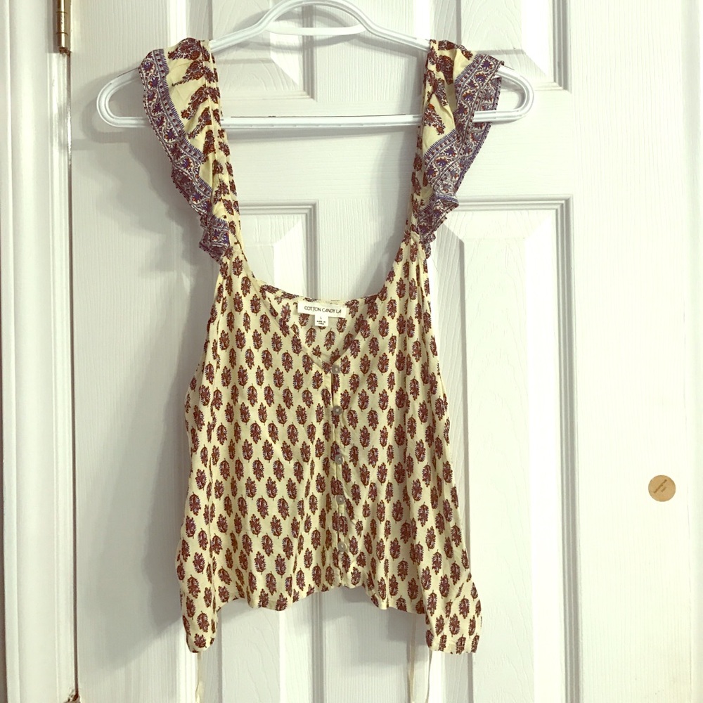 Floral crop top