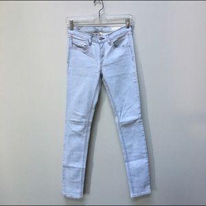 RAG AND BONE Light Washed Skinny Jeans