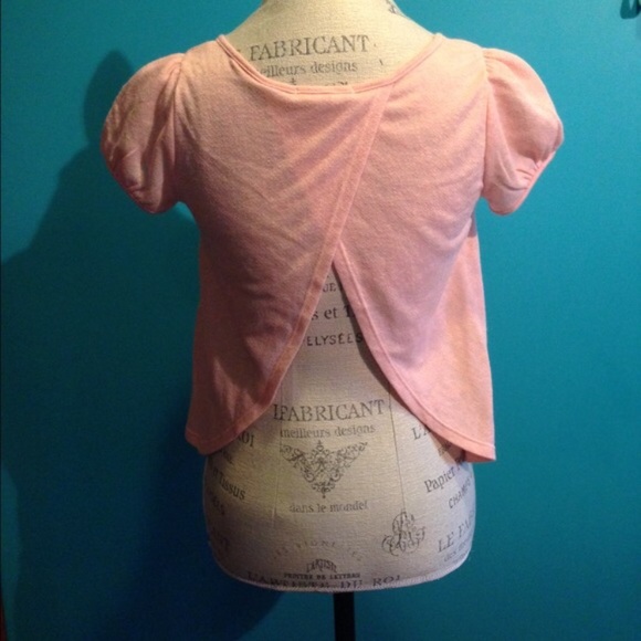 NWOT "Cassiopeia" split-back crop top - Picture 3 of 3