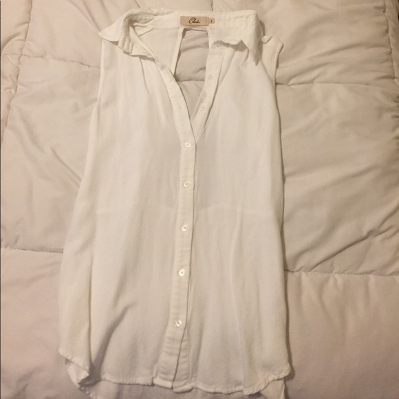 Elodie sleeveless button down shirt - Picture 1 of 4