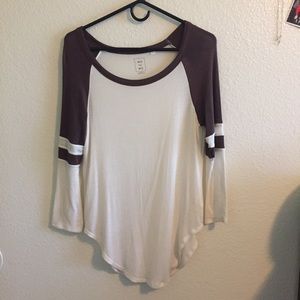 Mauve Baseball Tee