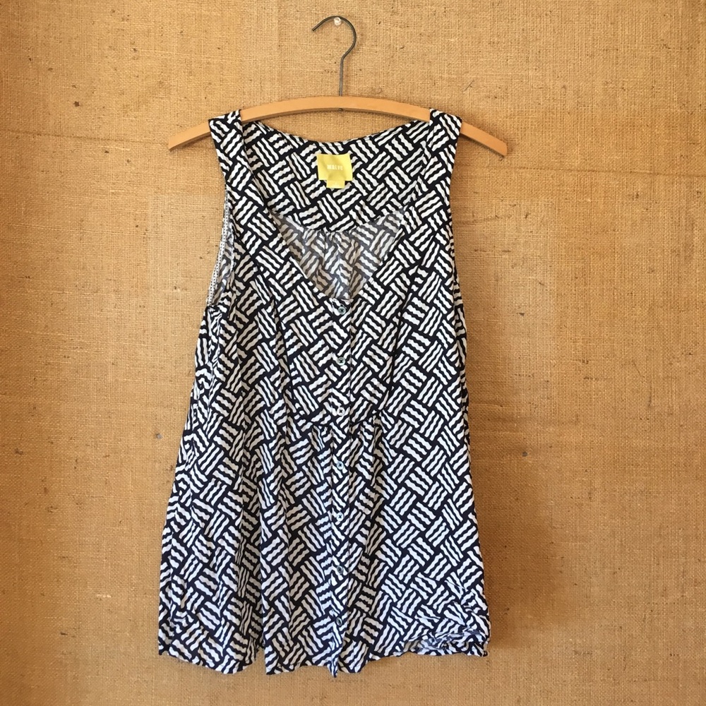 Navy & White top by Maeve // Anthropologie, Size 6