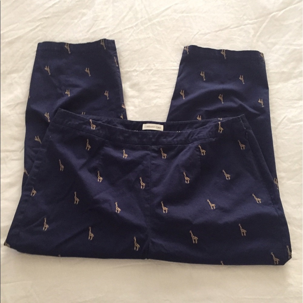 Coldwater Creek Embroidered Pants- Size 18