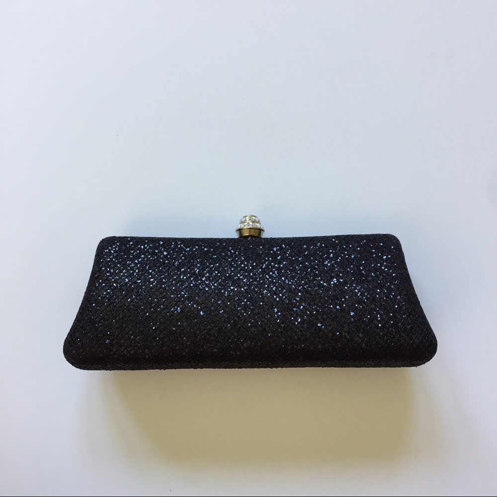 Sparkly Black Party Clutch
