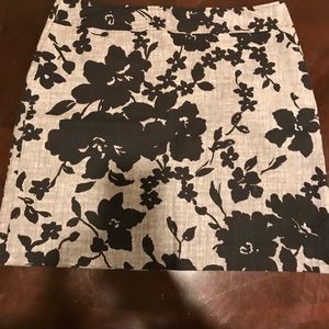 Black and Gray Pencil Skirt