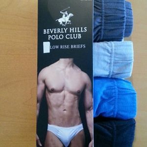 New BEVERLY HILLS POLO CLUB LOW RISE BRIEFS