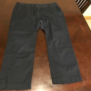 Navy Blue Capri Pants