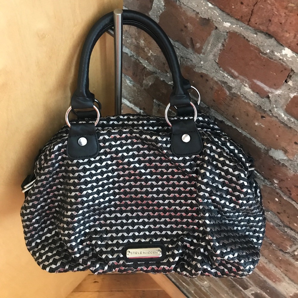 Steve Madden Woven Satchel
