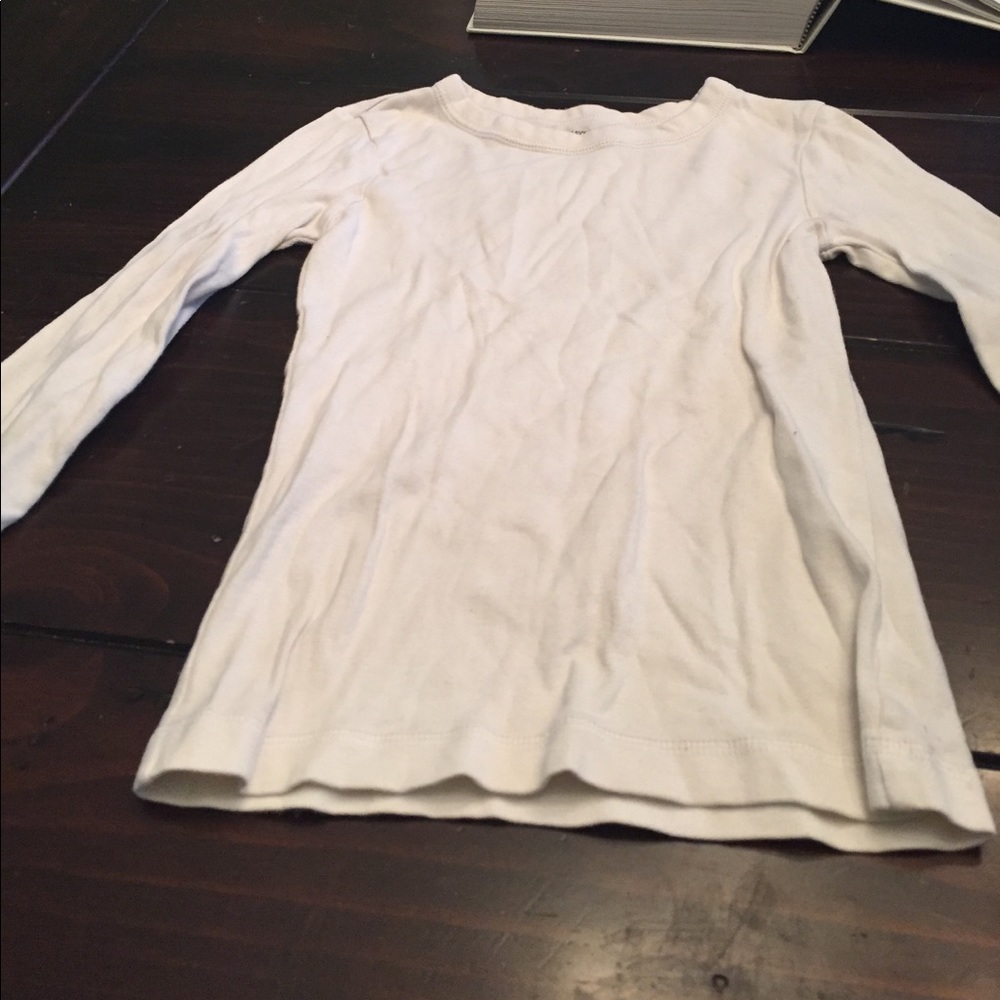 White long sleeve shirt