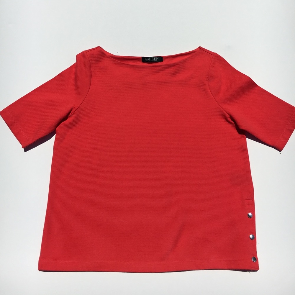 Lauren Ralph Lauren Boat Neck Top
