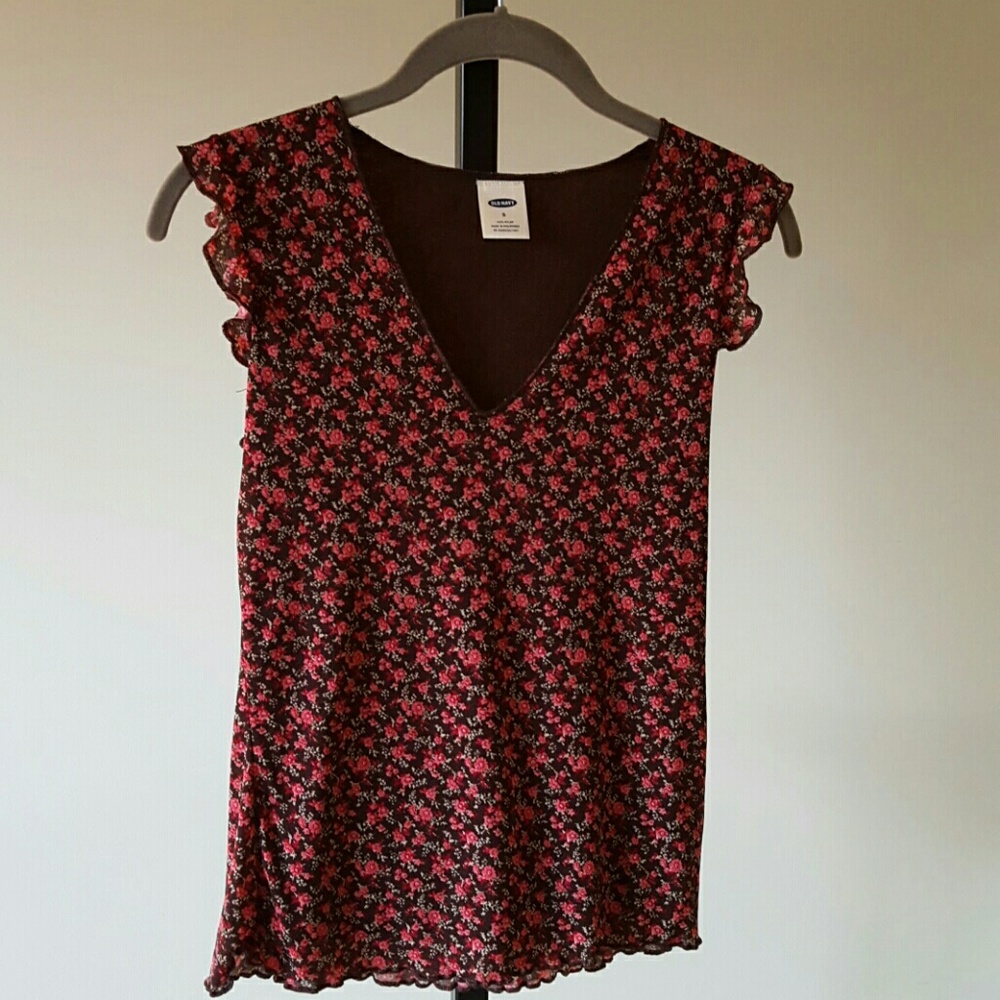Old navy Shirt multi colored nylon