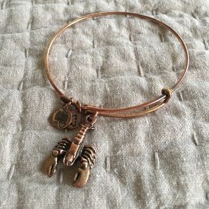 Alex & Ani lobster charm bangle