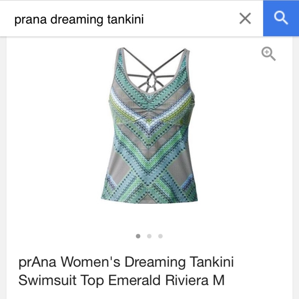 prAna Women's Dreaming Tankini Swimsuit Top