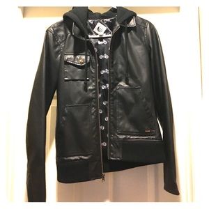 Volcom women's leather jacket!