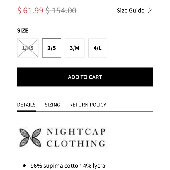 Nightcap Catalina Tank - White - BNWT - Picture 2 of 2