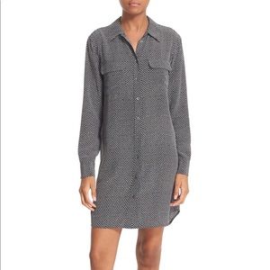 Equipment Slim Signature Silk Shirtdress NWT Small