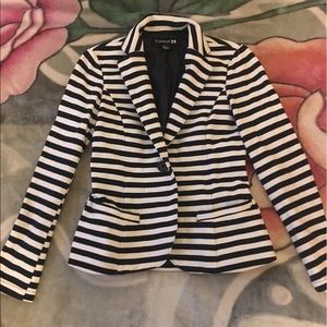 Striped blazer