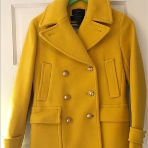 J. Crew stadium cloth pea coat