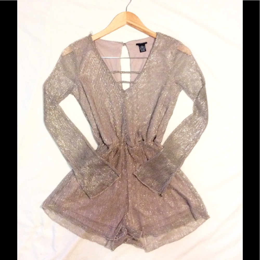 Rose Gold Romper | Never Been Worn