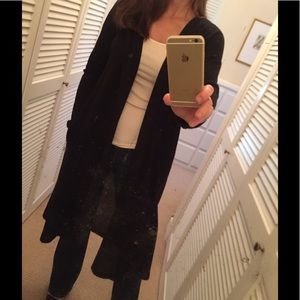Black cardigan