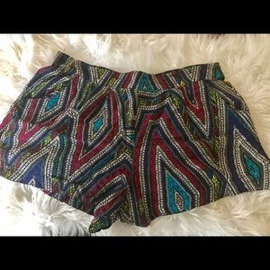 Tribal pattern shorts