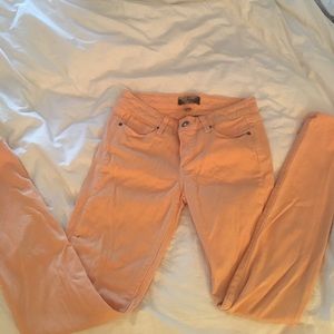 Paige pastel orange jeans
