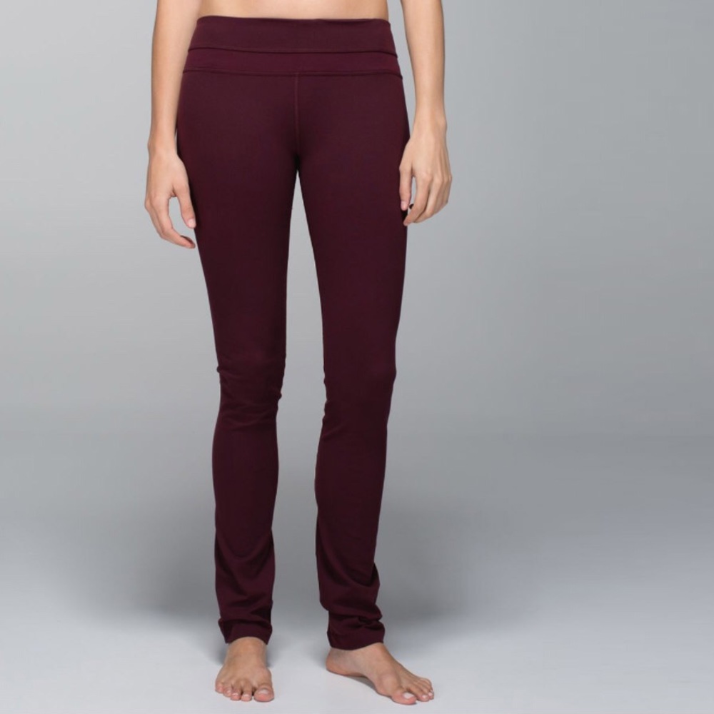 🍋Skinny Groove Pant - Diamond Dot Bordeaux Drama