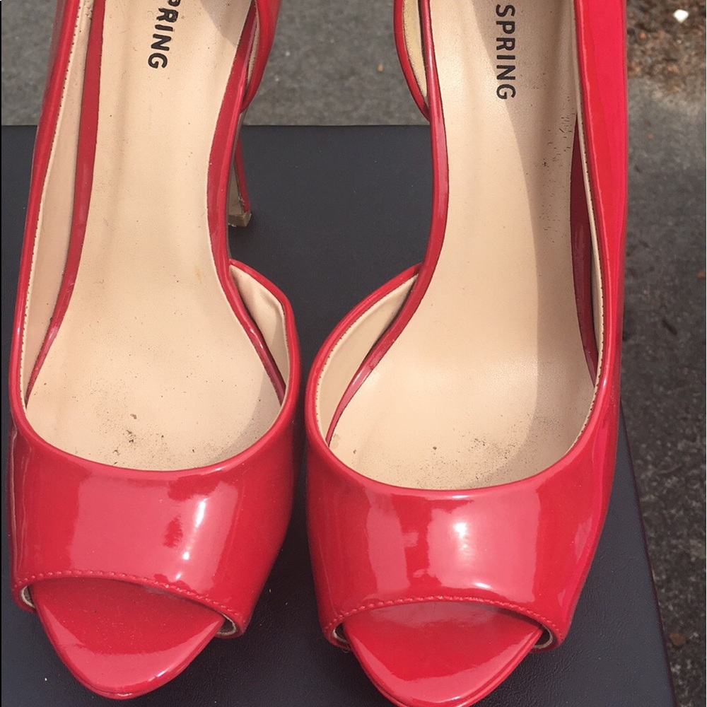 Red Peep Toes