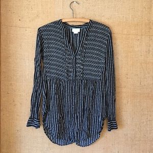 Black&White Maeve // Anthropologie Blouse, Size 6
