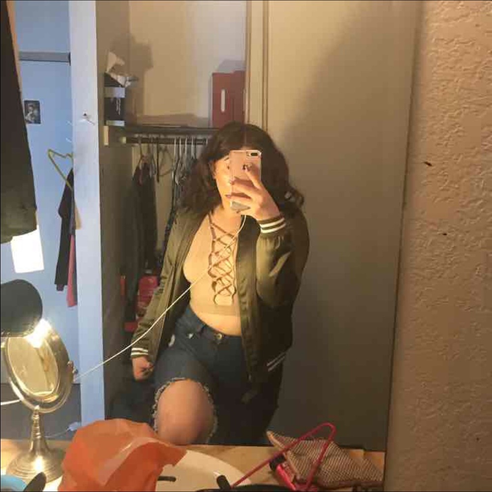 Olive green jacket