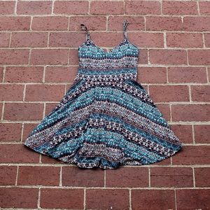 Tribal Print Mini Dress