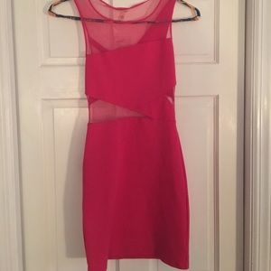 Bodycon pink dress