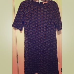 Green and Black Dress