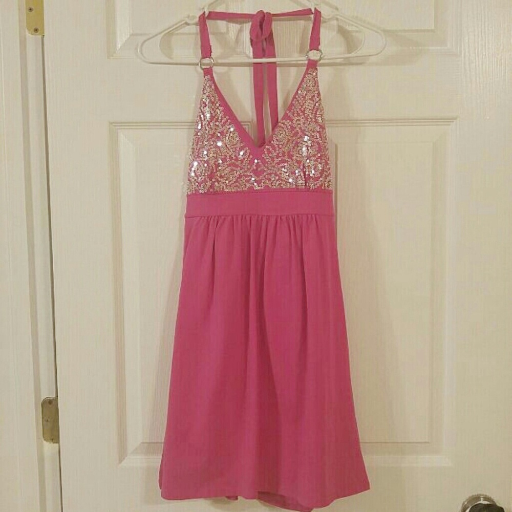 Pink Halter Victoria's Secret dress
