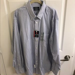 NWT Chaps Men's Dress shirt 17.5 XL